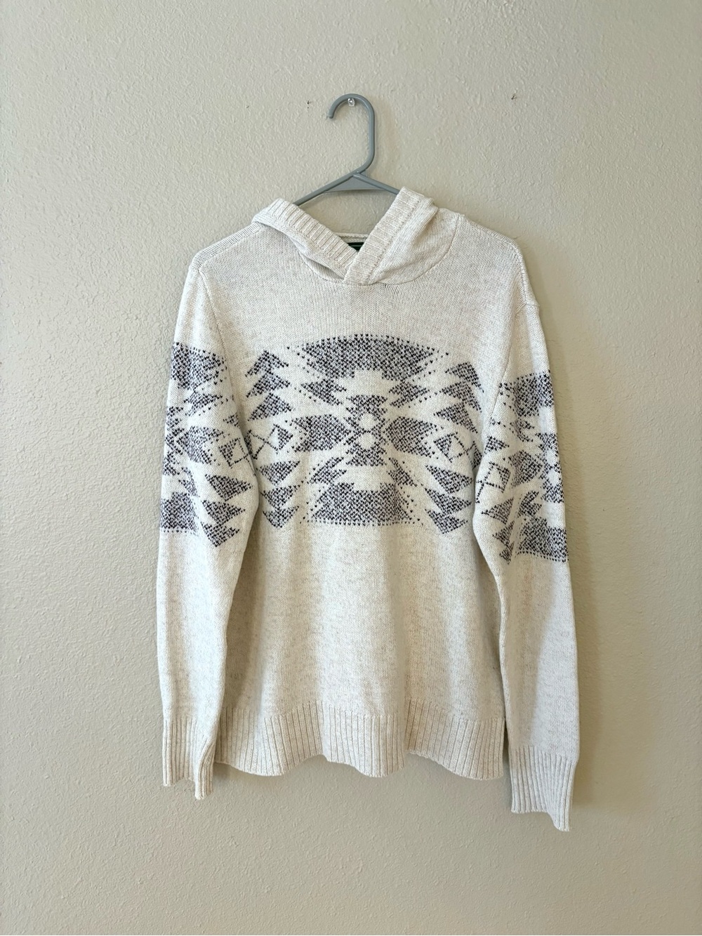 Men’s American Eagle Chunky Knit Pullover Hooded Sweater